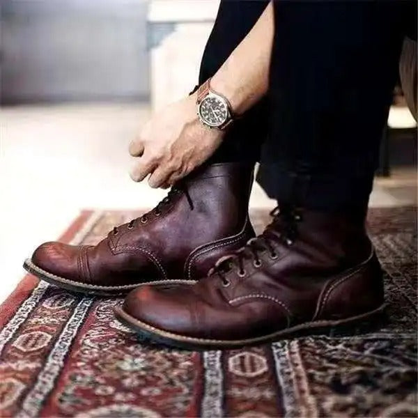 Herren Schnürschuh Stiefel | Klassisch