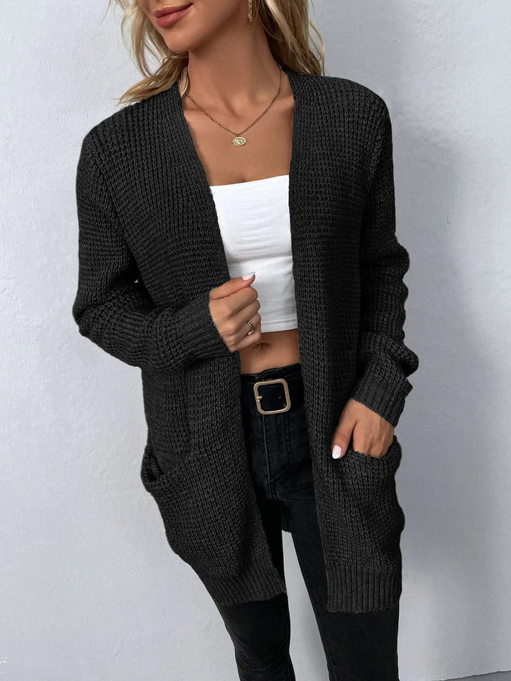 Damen Langärmlige Strickjacke | Klassisch