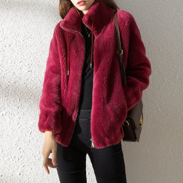 Doppelseitig Fleecejacke für Damen | Winter