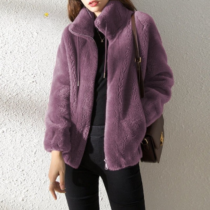 Doppelseitig Fleecejacke für Damen | Winter