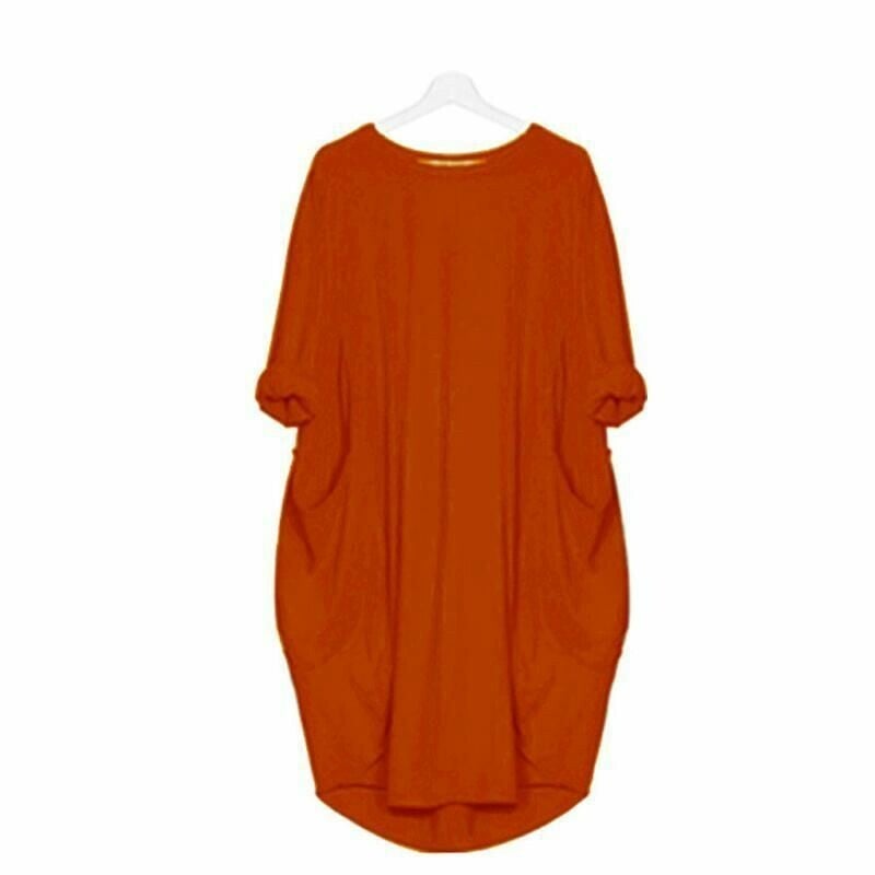 Bequemes Sommerkleid Für Damen Mit Lockerer Passform | Midi
