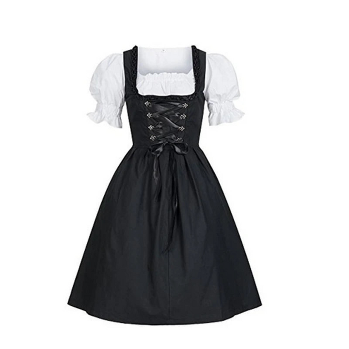 Schwarzes Oktoberfest Dirndl für Damen