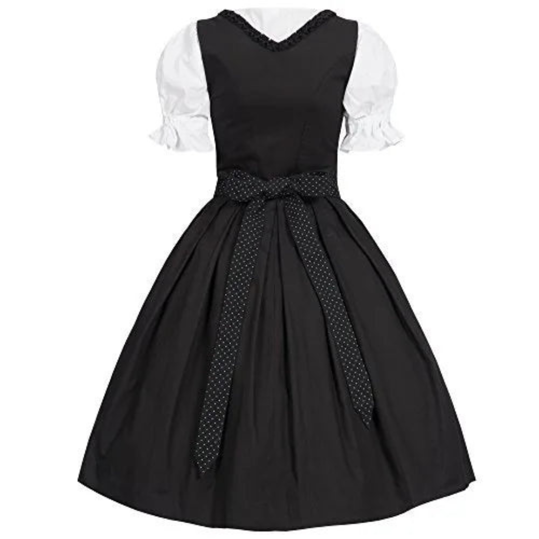 Schwarzes Oktoberfest Dirndl für Damen