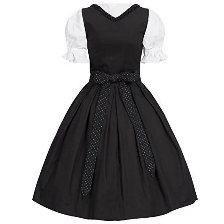 Schwarzes Oktoberfest Dirndl für Damen