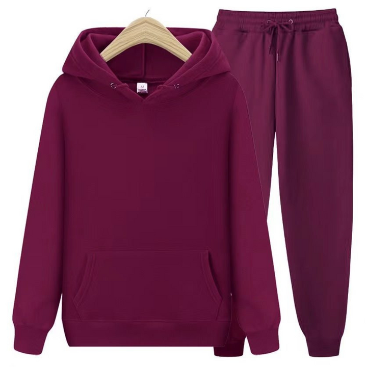 Herren Kapuzenpullover und Jogginghose Set | Lockere Passform