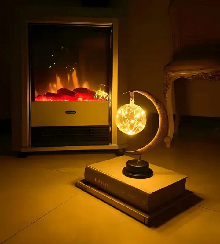 LunaGlow Tischleuchte verleiht jedem Raum eine romantische Note.