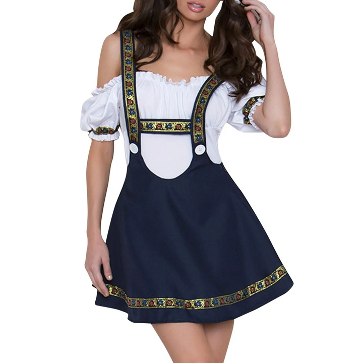 Damen Überschnittene Schultern Oktoberfest Kostüm