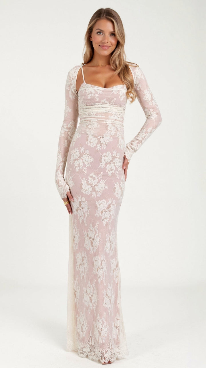 Damen Passform Brautkleid | Maxi