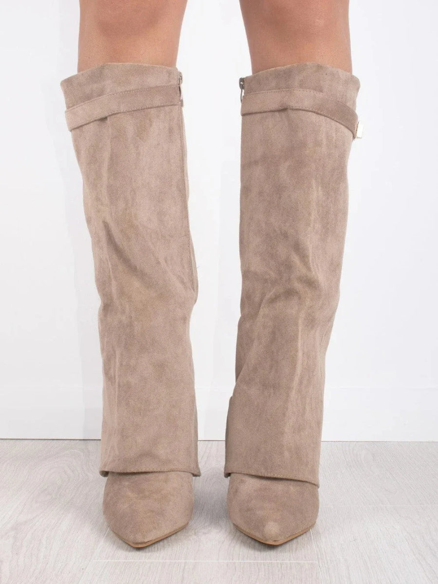 Kniehoch Winterstiefel Damen | Breite Ausbuchtung