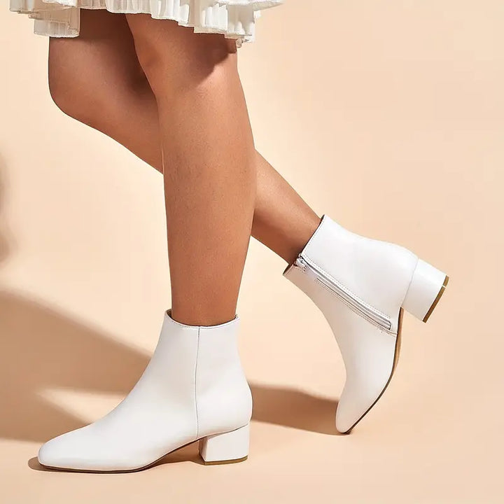 Einfach Winterstiefel Damen | Klobige Absätze