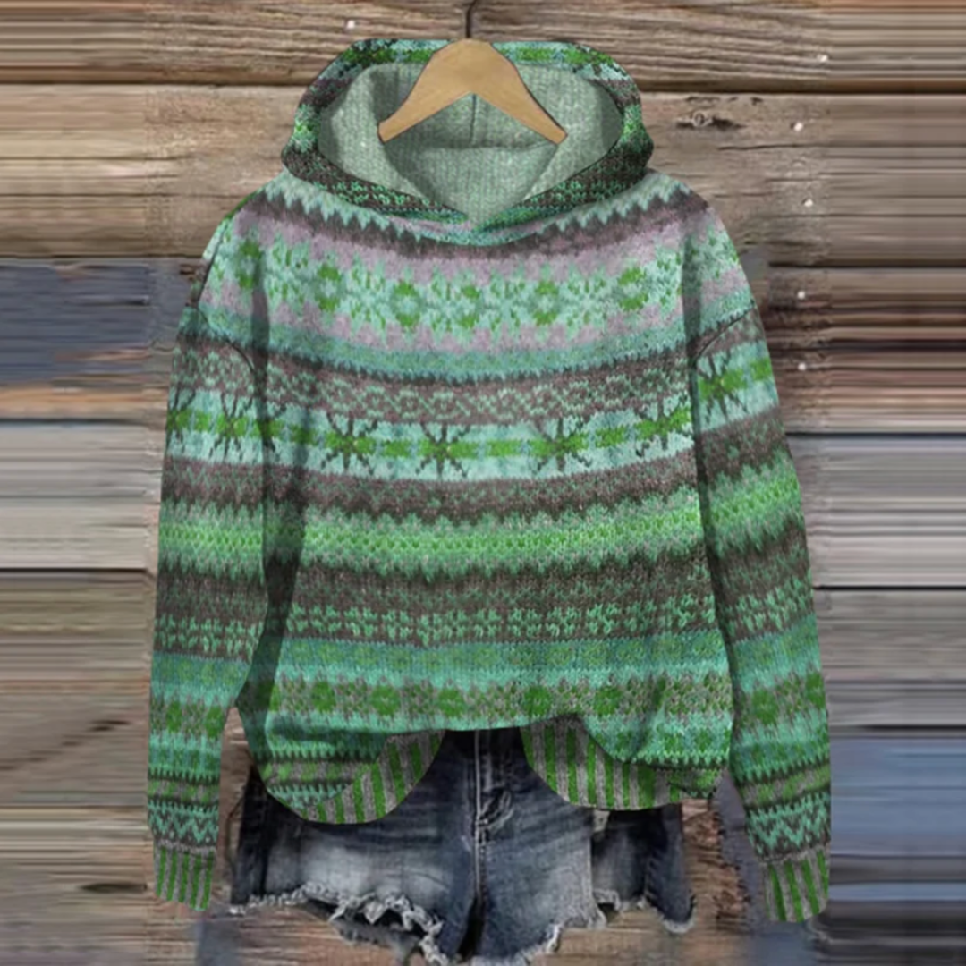 Damen Vintage Kapuzenpulli | Lässig