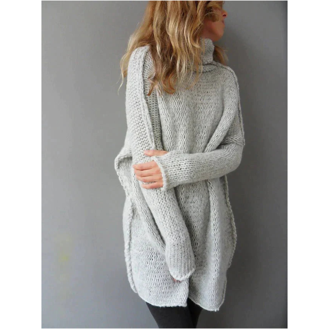 Damen Grau Pullover | Übergröße