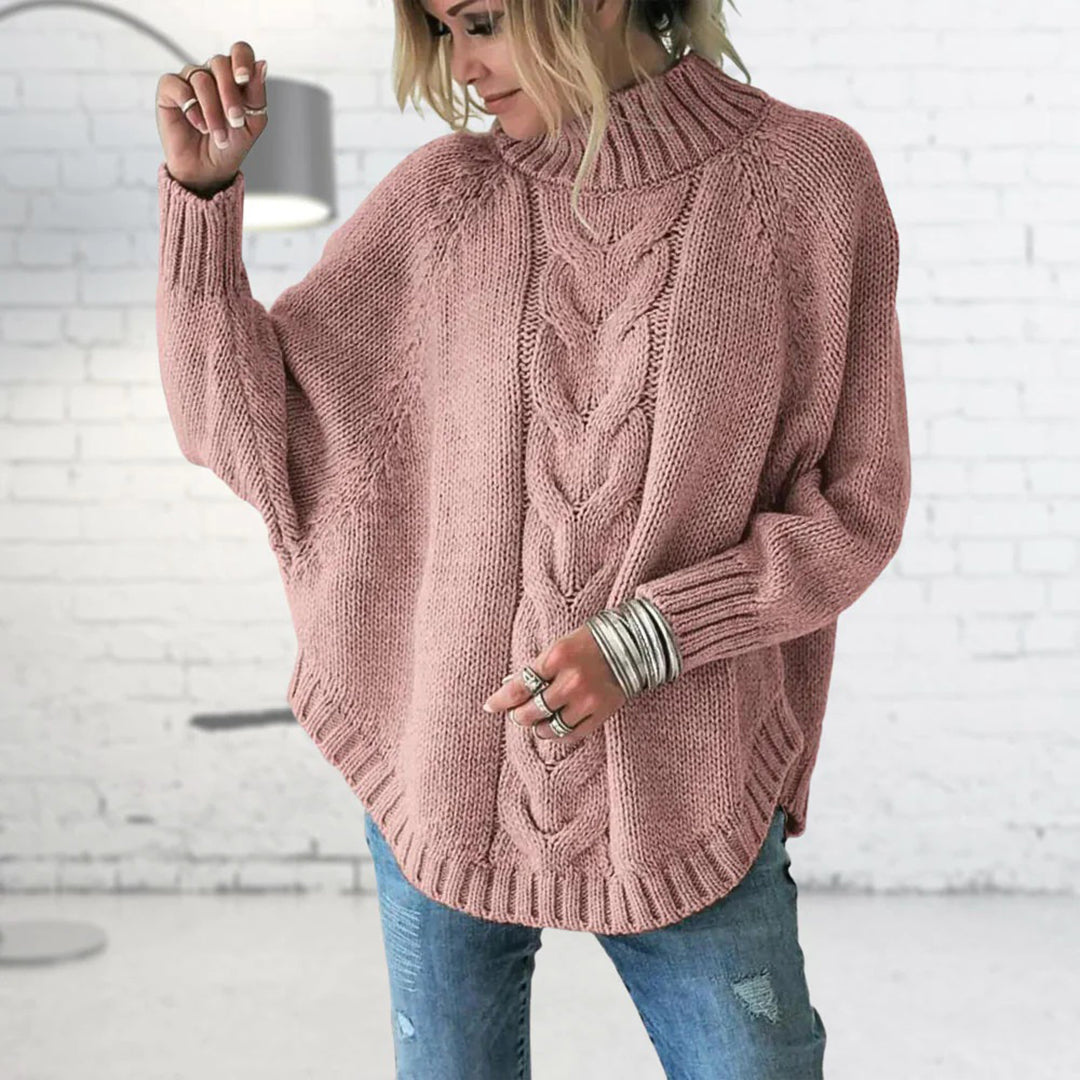 Damen Lässig Pullover | Stehkragen