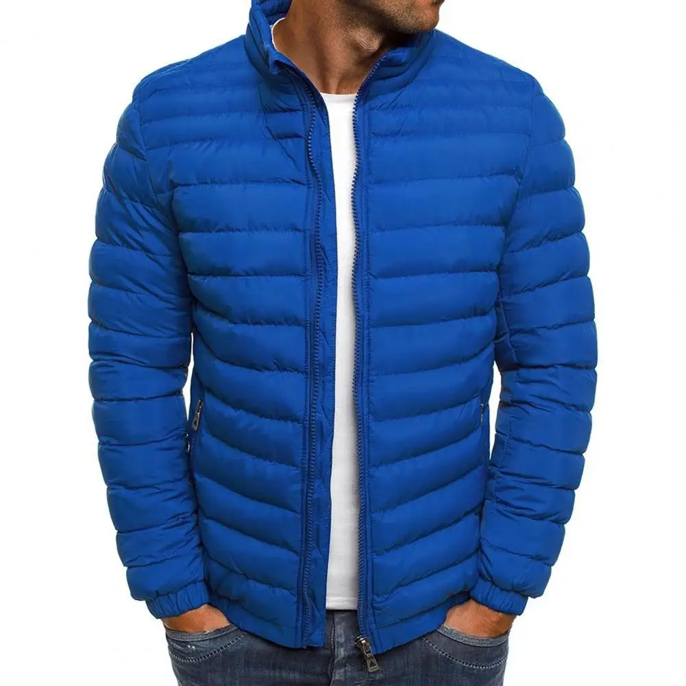 Herren Steppjacke mit Reißverschluss | Warm