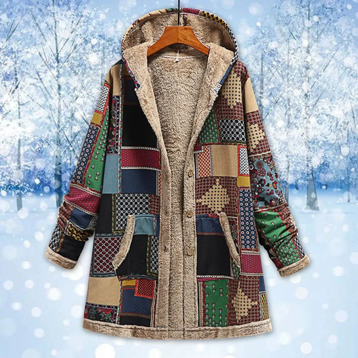 Retro Fleecejacke Damen | Winter