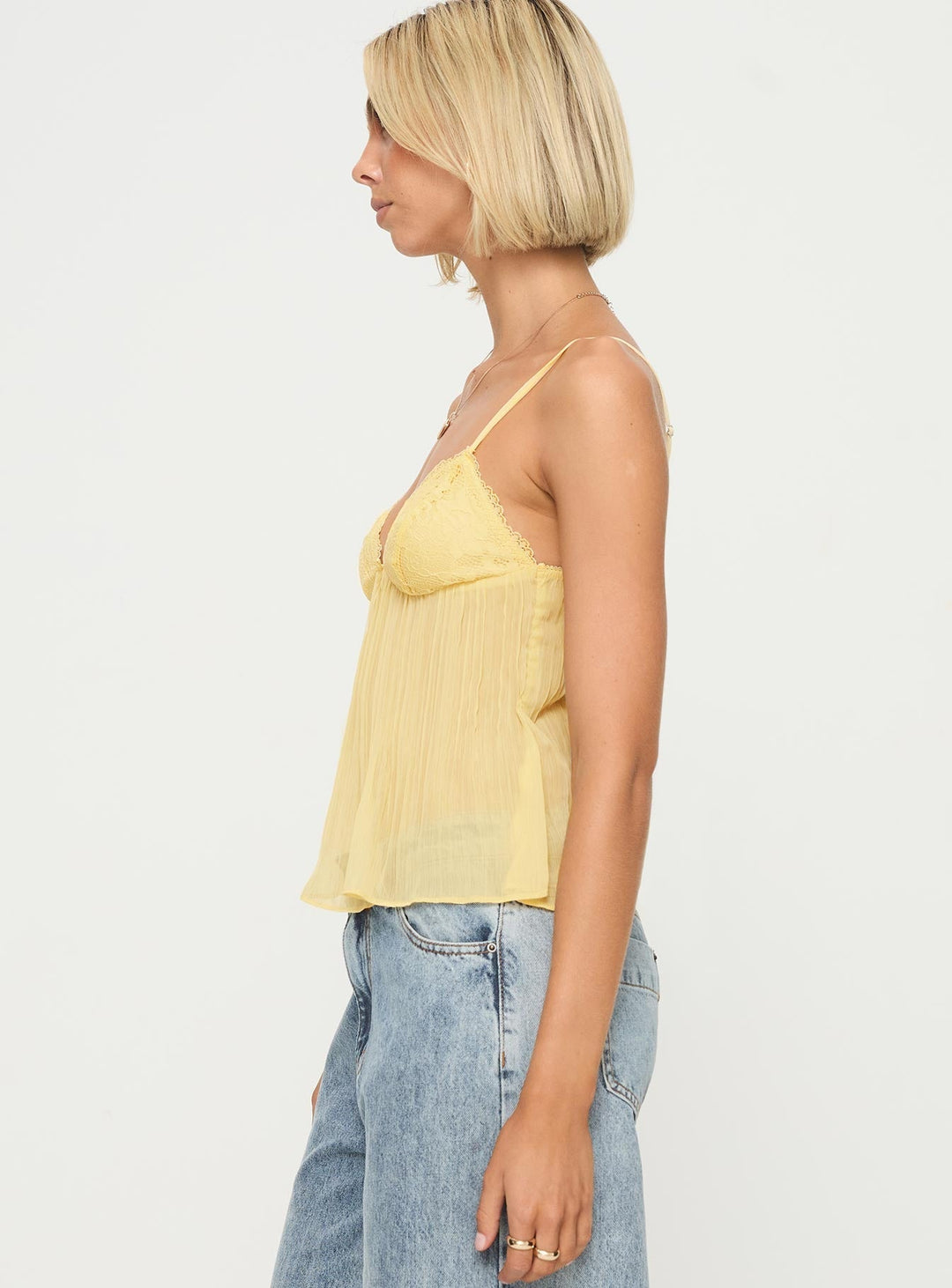 Damen Sommer Top | Gelb