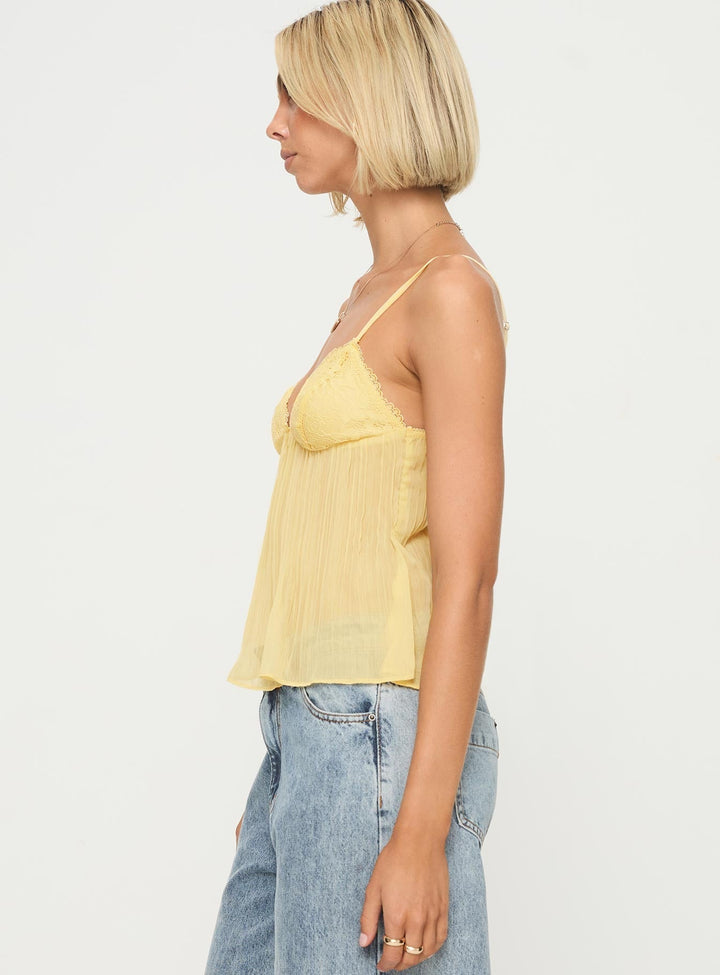 Damen Sommer Top | Gelb