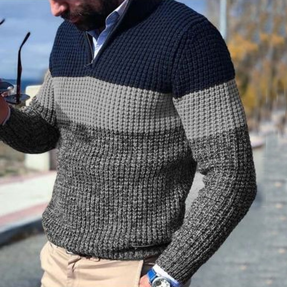 Herren Strick Warme Langarm Pullover | Winter