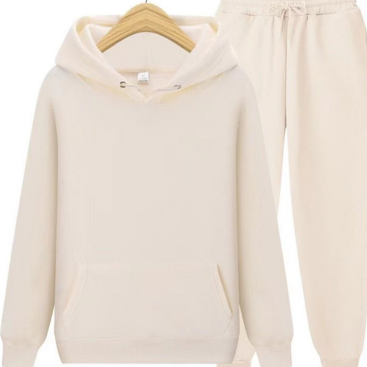 Herren Kapuzenpullover und Jogginghose Set | Lockere Passform