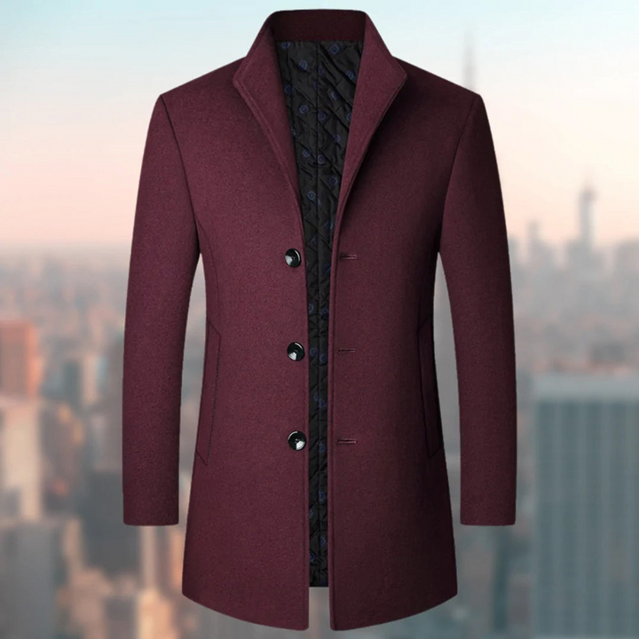 Eleganter Wintermantel für Herren | Formell