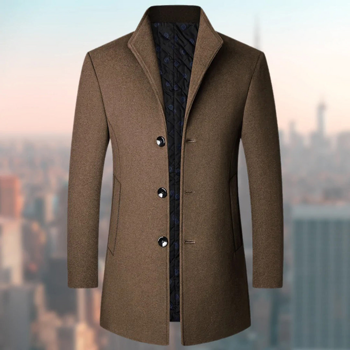 Eleganter Wintermantel für Herren | Formell