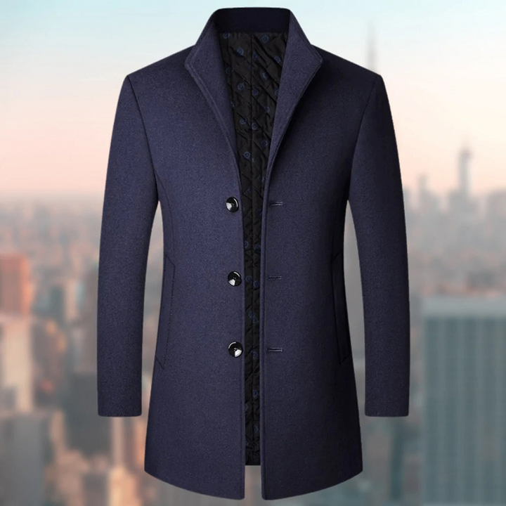 Eleganter Wintermantel für Herren | Formell