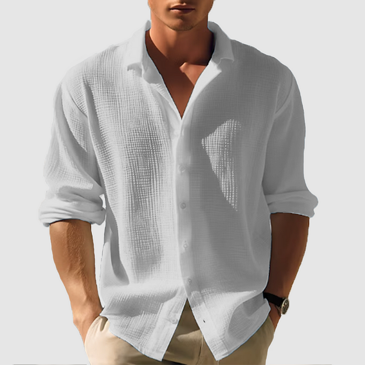 Stylisches Sommerhemd Für Herren | Langarm
