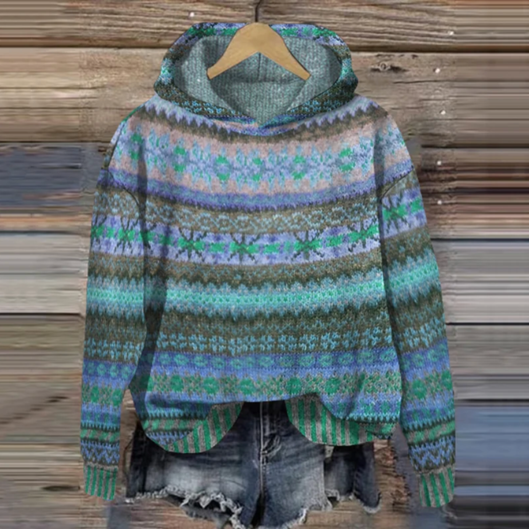 Damen Vintage Kapuzenpulli | Lässig