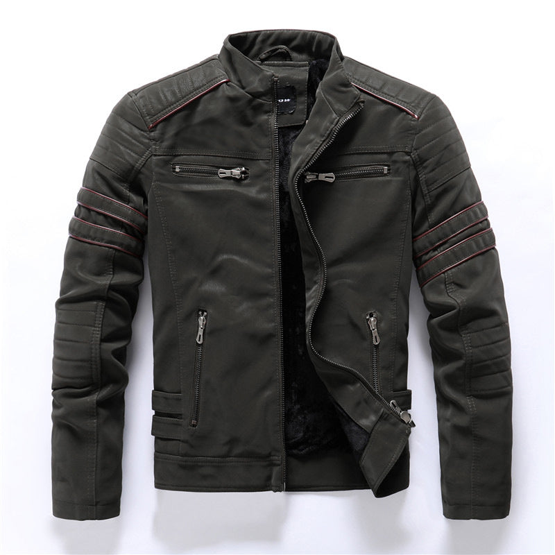 Herrenjacke mit Reißverschluss | Reißverschlusstasche