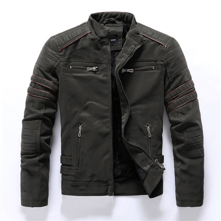 Herrenjacke mit Reißverschluss | Reißverschlusstasche