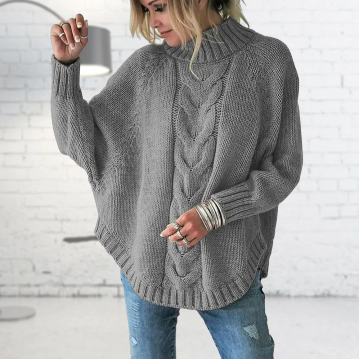 Damen Lässig Pullover | Stehkragen