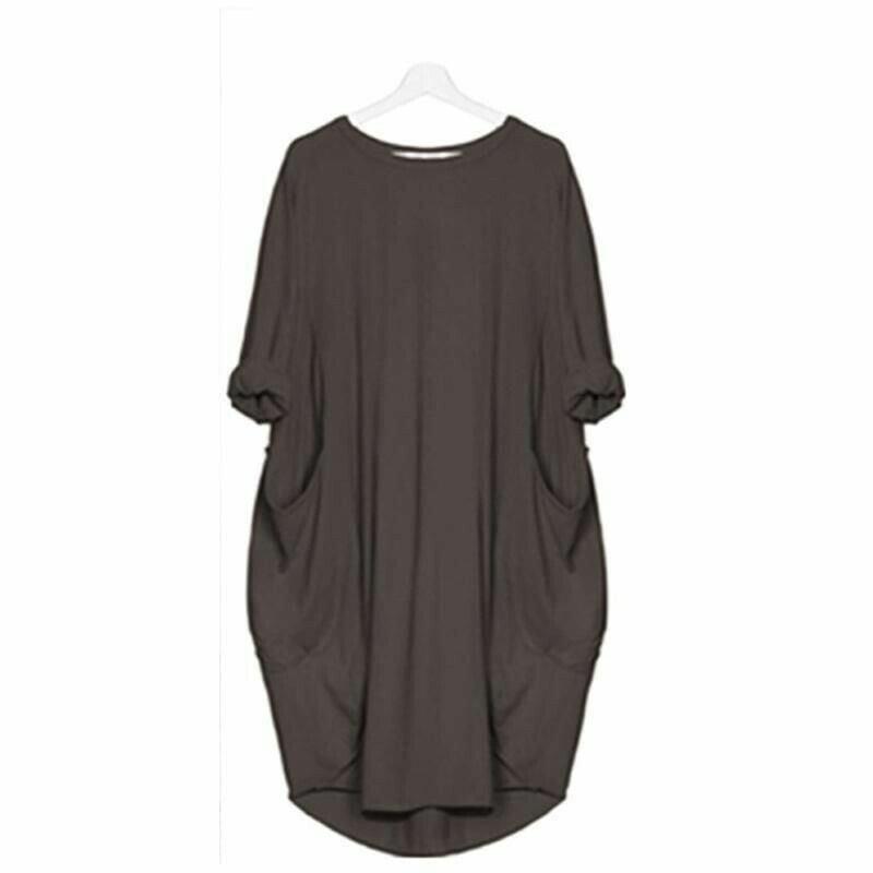 Bequemes Sommerkleid Für Damen Mit Lockerer Passform | Midi