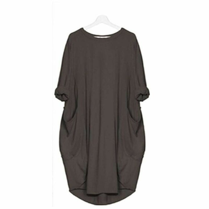 Bequemes Sommerkleid Für Damen Mit Lockerer Passform | Midi