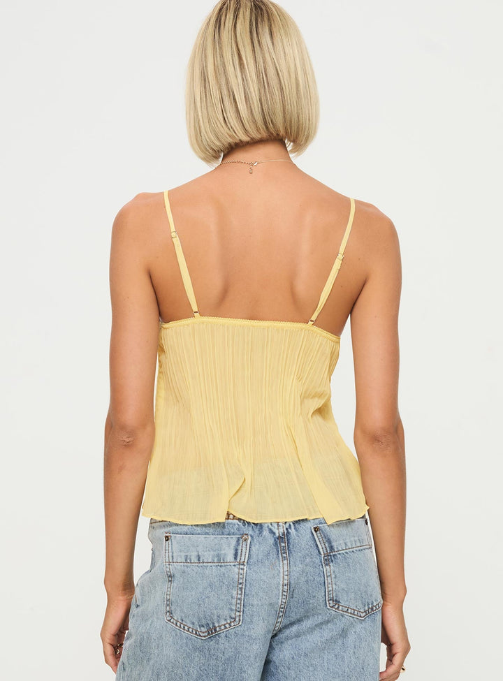 Damen Sommer Top | Gelb