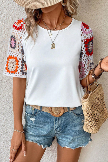 Kurzarm Sommertop Für Damen | Häkeln