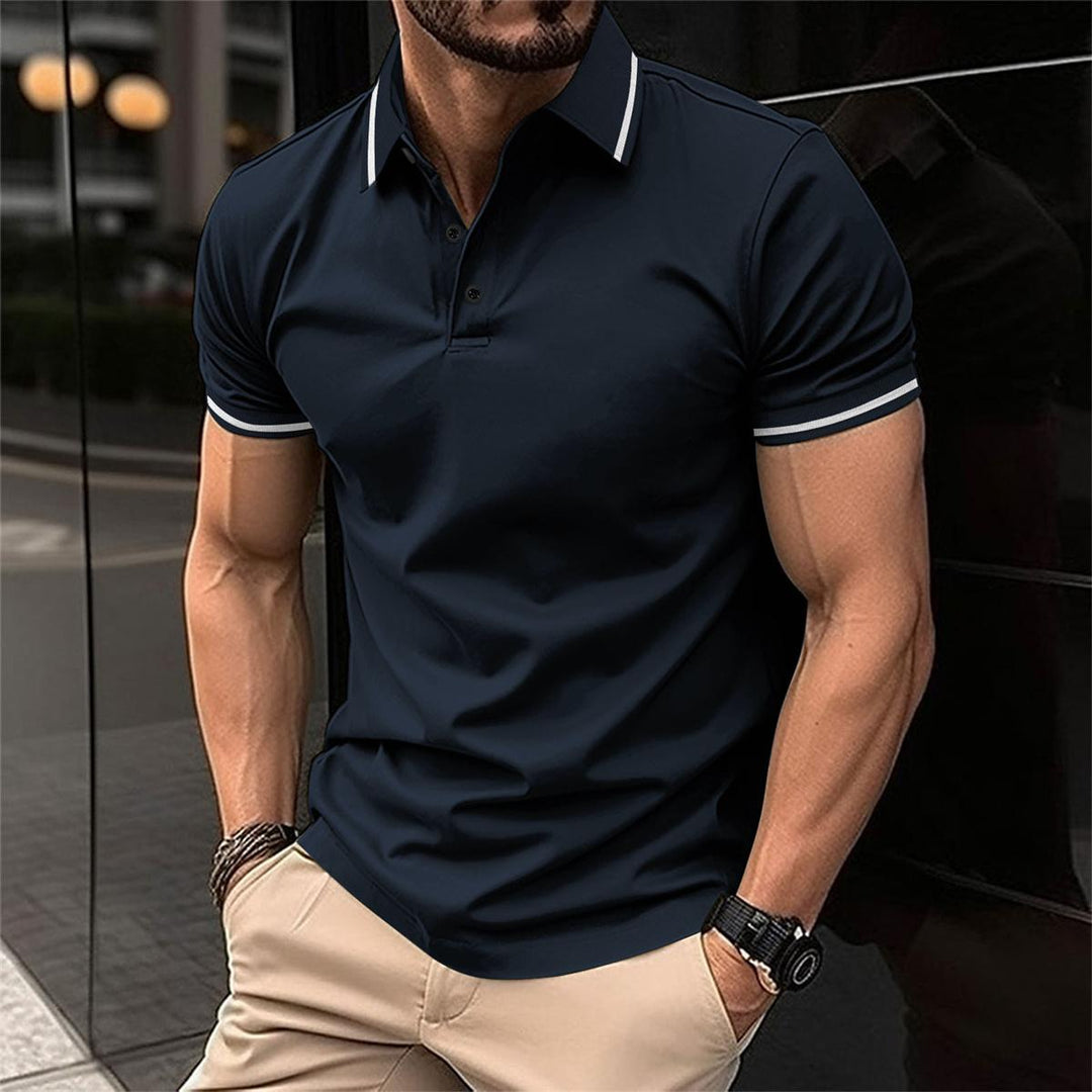 Herren Schlanke Passform Polo | Kurzärmelig
