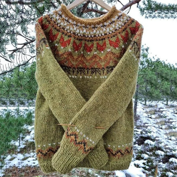 Damen Vintage-Stil Pullover | Winter