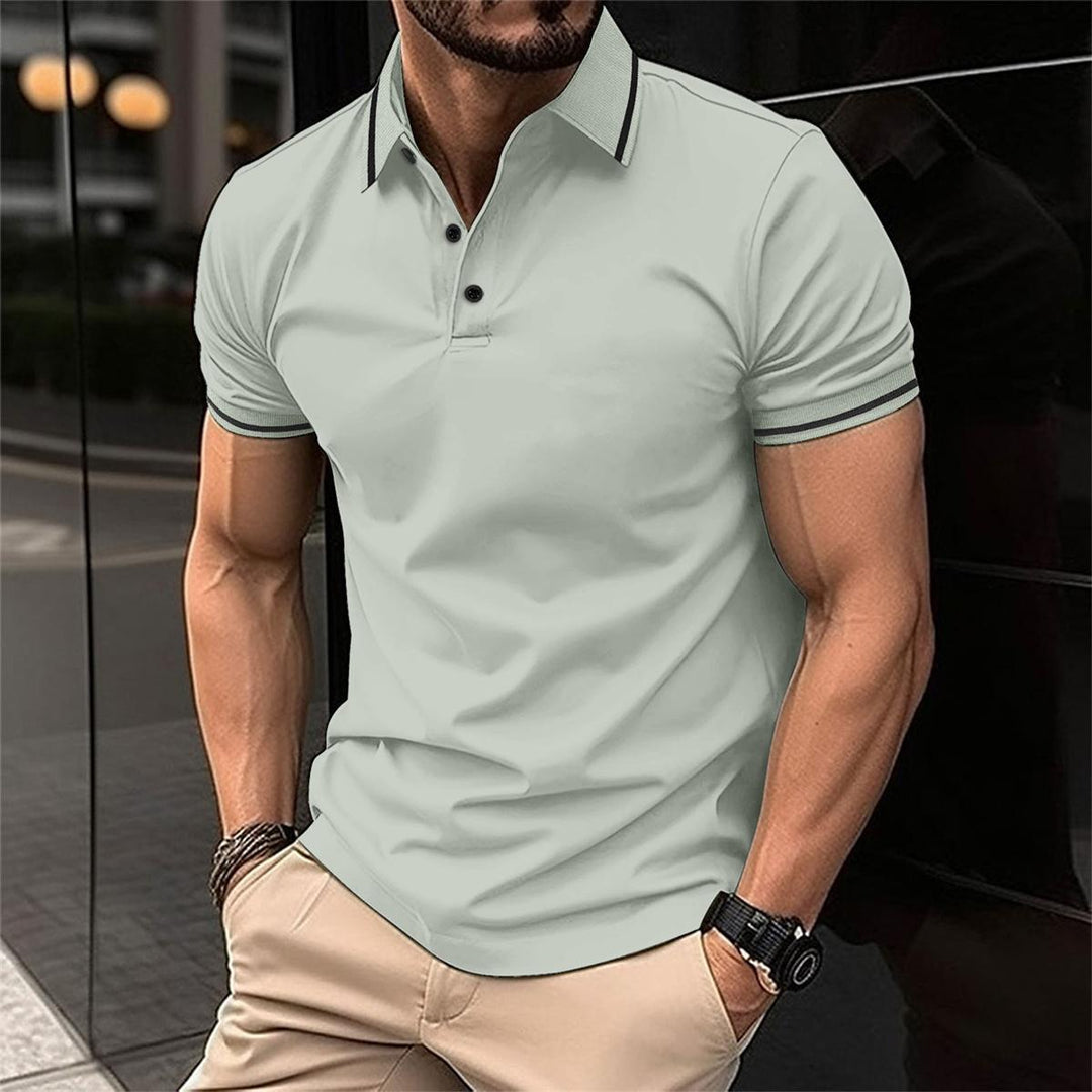 Herren Schlanke Passform Polo | Kurzärmelig