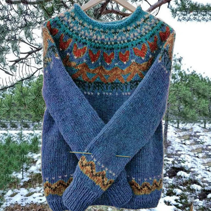 Damen Vintage-Stil Pullover | Winter