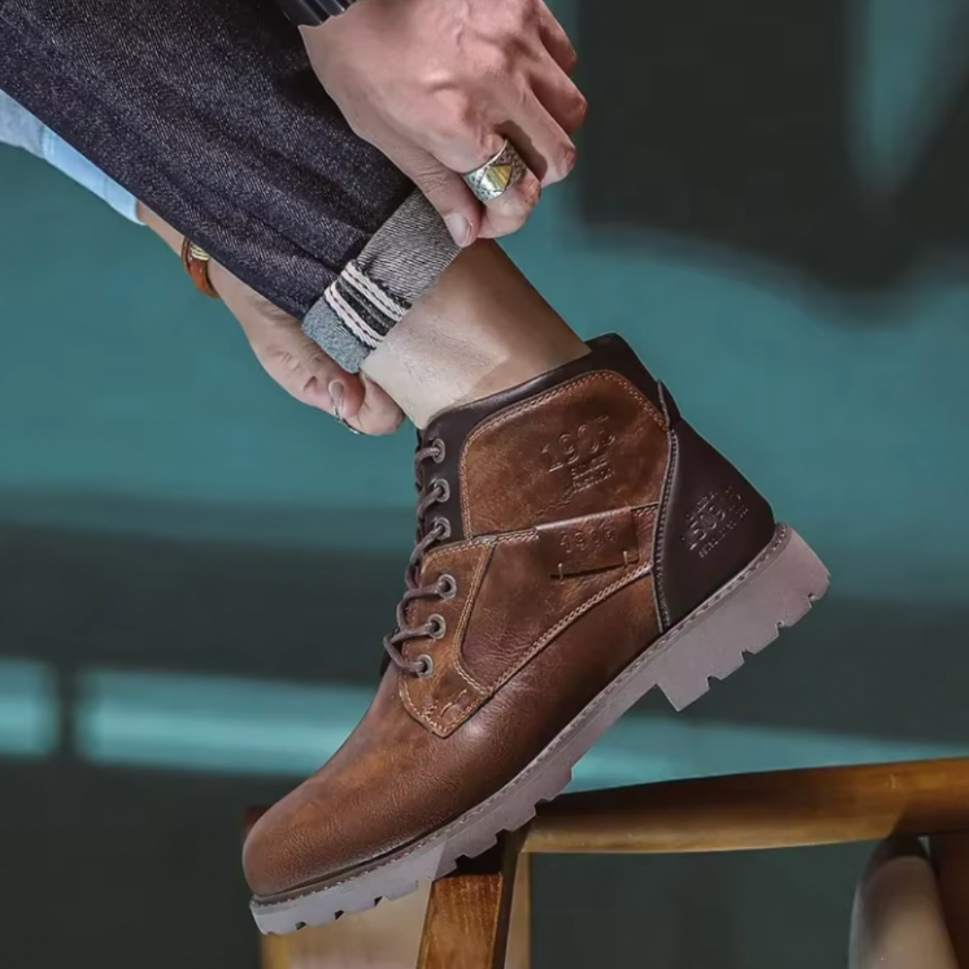 Herren Schnürung Stiefel | Vintage