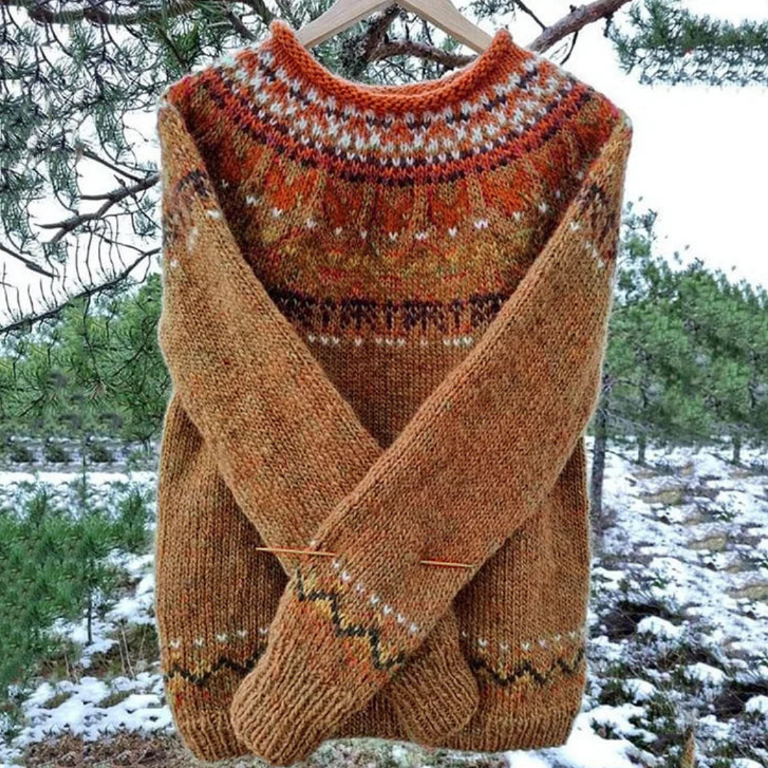 Damen Vintage-Stil Pullover | Winter