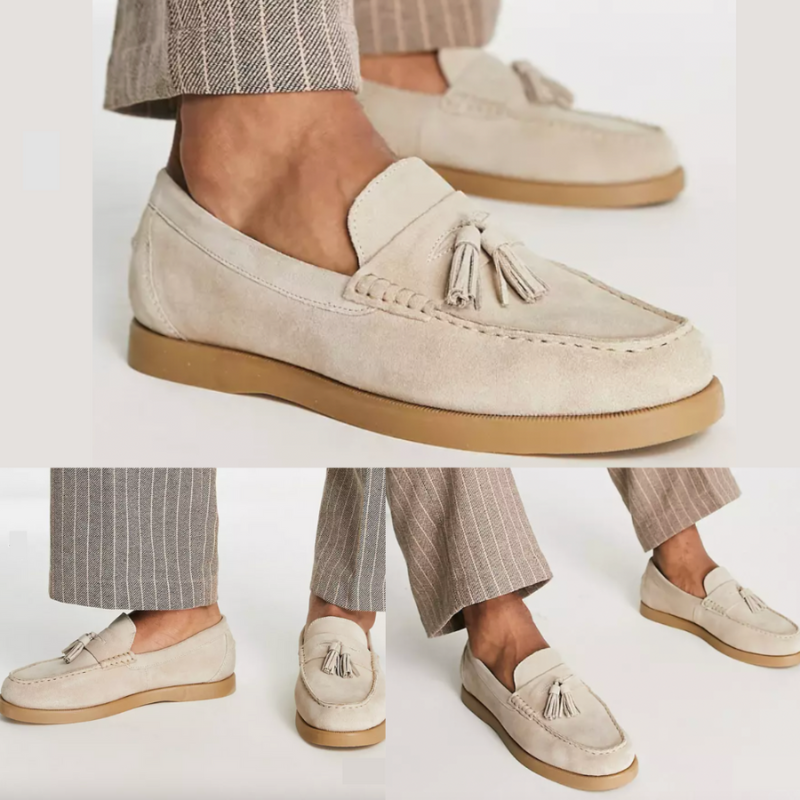 Herren Modische Halbschuhe | Beige
