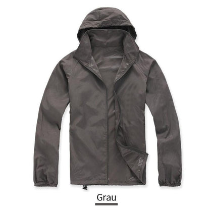 Windfeld | Unisex leichte wasserdichte Windjacke | Weiß