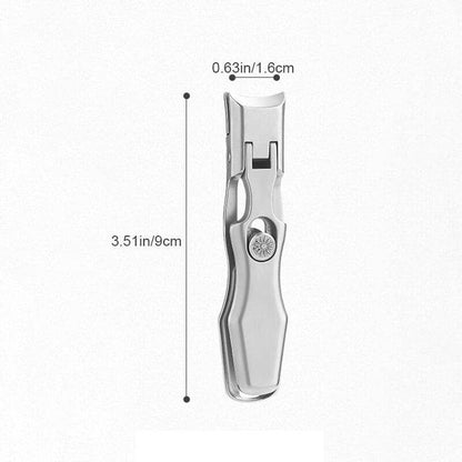 Nagelmeister | Professioneller ultrascharfer Nagelknipser für dicke Nägel | Silber