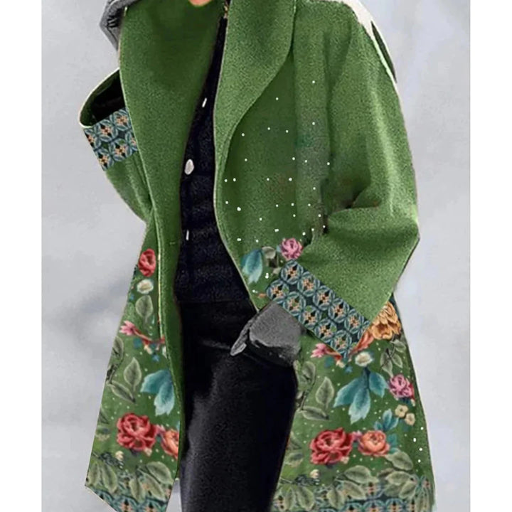 Damen Gedruckter Mantel | Winter