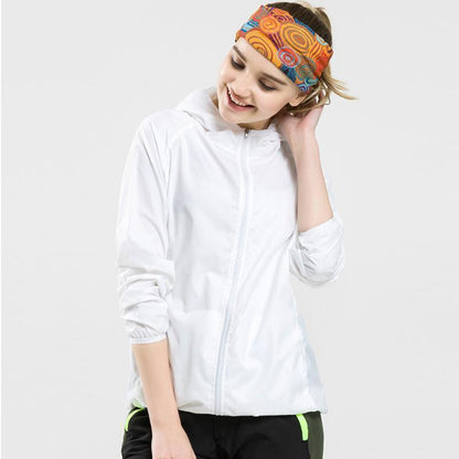 Windfeld | Unisex leichte wasserdichte Windjacke | Weiß