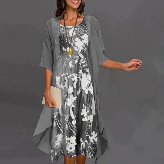 Zweiteiliges Sommerkleid Für Damen | Midi