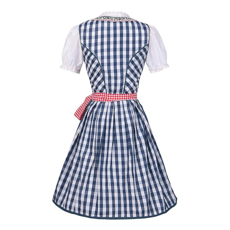 Kurzärmeliges Oktoberfest-Dirndlkleid für Damen