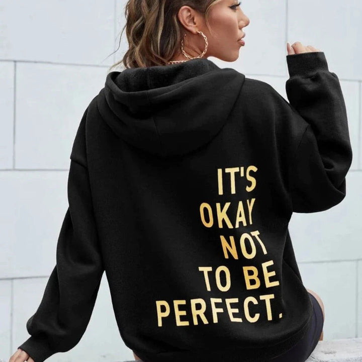 Damen Bedruckter Kapuzenpulli | Langarm