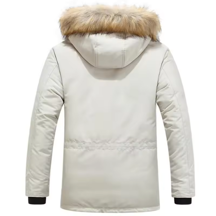 Warme Winterparkjacke für Herren | Kapuze